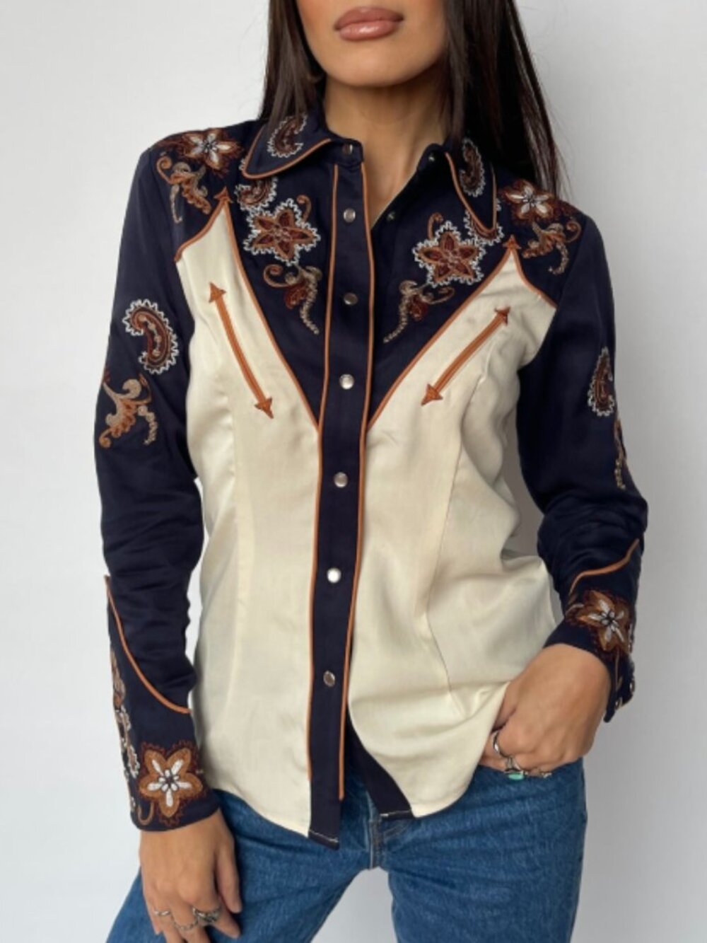 H BAR C- Aspen Embroidered Western Shirt ** NEW with Tags